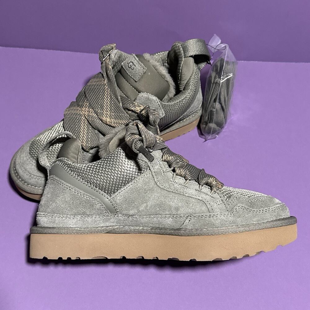 UGG® LOWMEL Sneaker Women MOSS GREEN Size Women’s 8 RARE - Picture 3 of 8